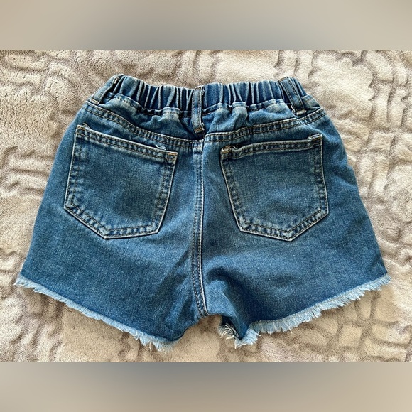 SHEIN Teen Distressed Denim Shorts Blue Jean Size 10–11Y - Picture 3 of 3